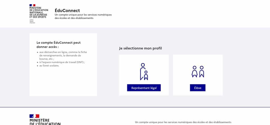 selection du profil educonnect educonnect.education.gouv .fr 