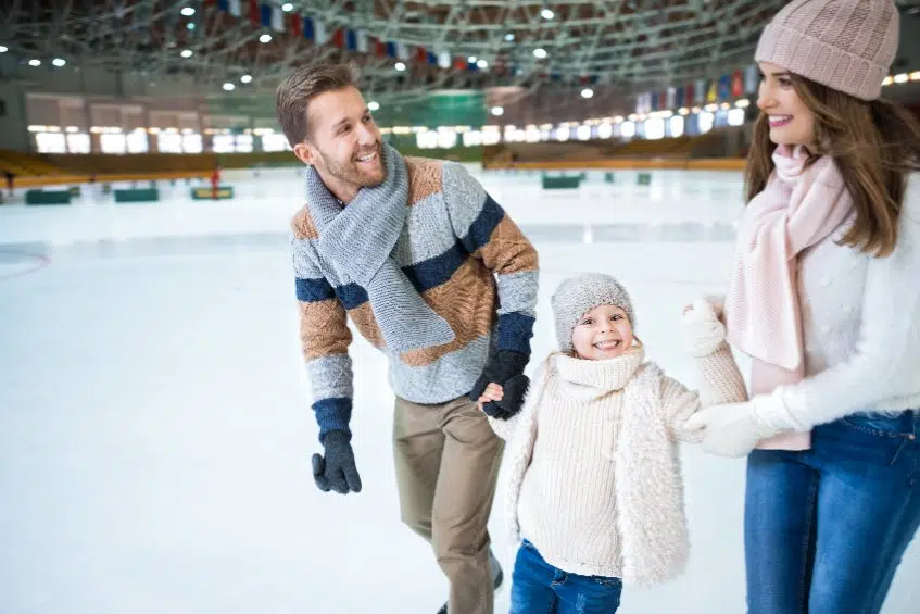 patinage famille